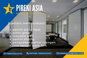 partisi pintu lipat ruang meeting
