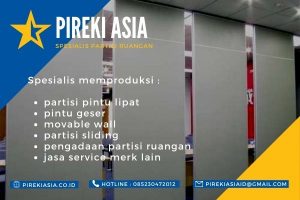penyekat ruang kelas pireki