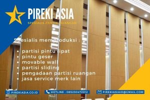 pintu lipat ruang aula pireki
